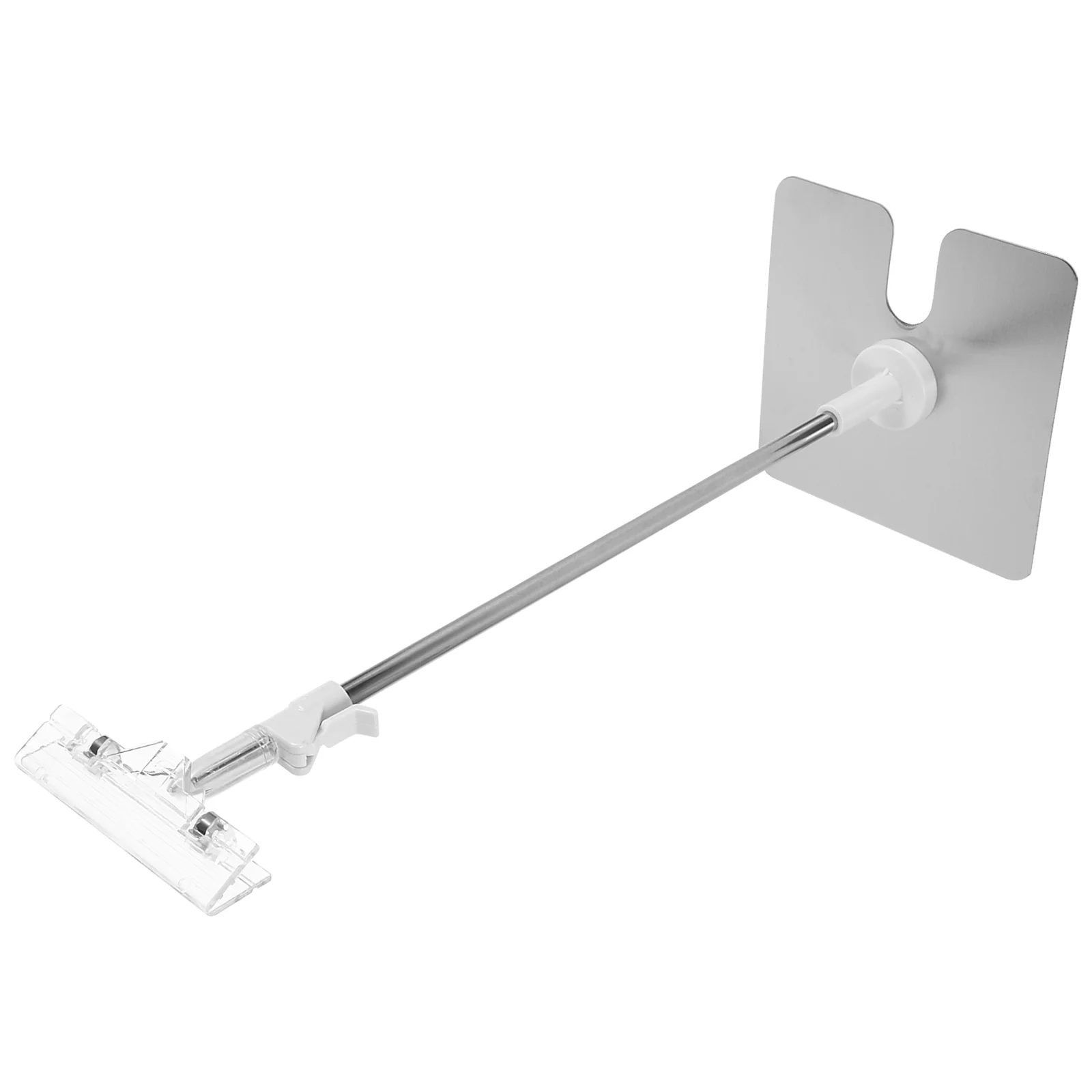 Stainless Steel Poster Stand Clip Holder for Desktop Tabletop Display Floor Standing Sign Adjustable