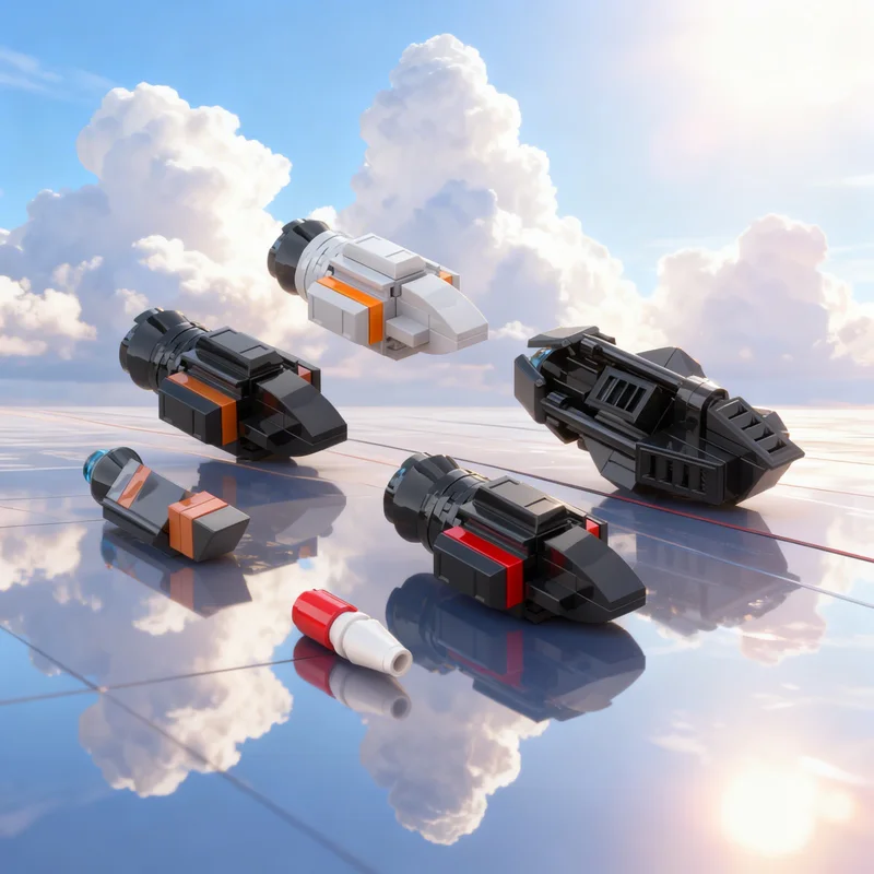 

114pcs MOC The Expanse Small Ships 1 900 Model Building Blocks Creative Display Gift Collectible Decor Kids Premium Adult Desk