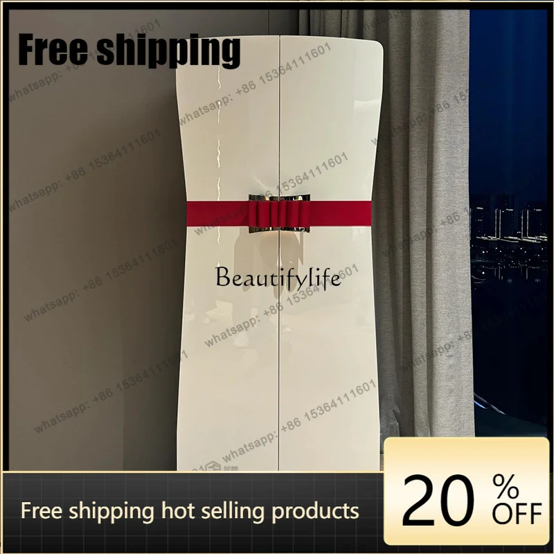 jj5  Best Seller Italian Light Luxury Bow Jewelry Safe Villa Luxury Designer Storage Cabinet