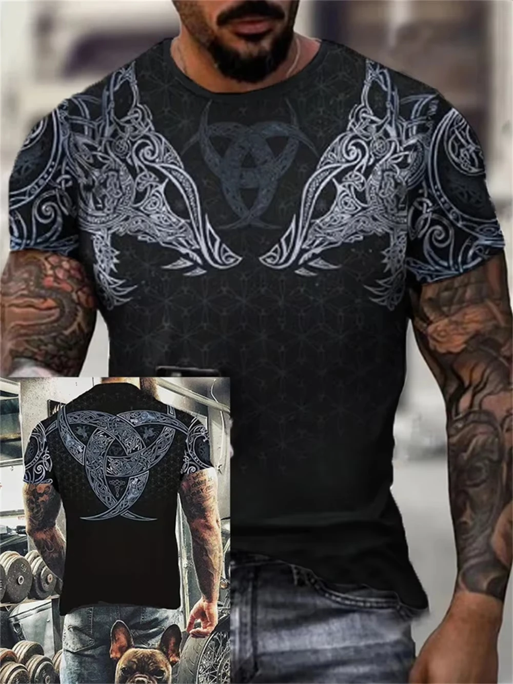 Newest Festivals Men Clothing 3d Print Hallowmas T-Shirt, Men Casual Hip Hop Sports T Shirt Men Oversized Short Sleeve T Shirt