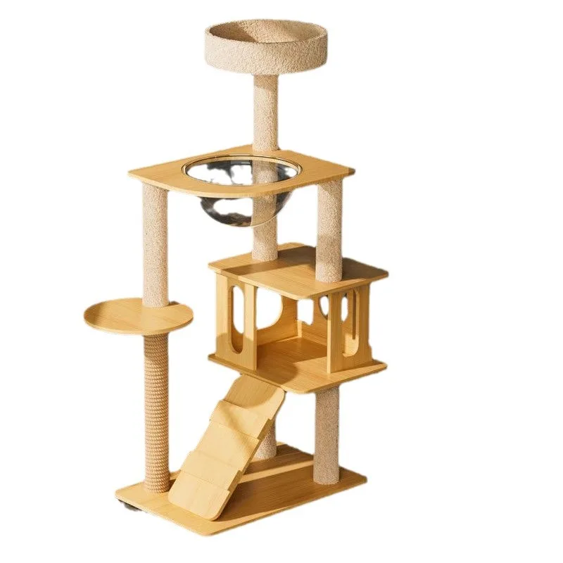 

Large cat climbing frame, does not occupy cat toys, keeps warm in winter