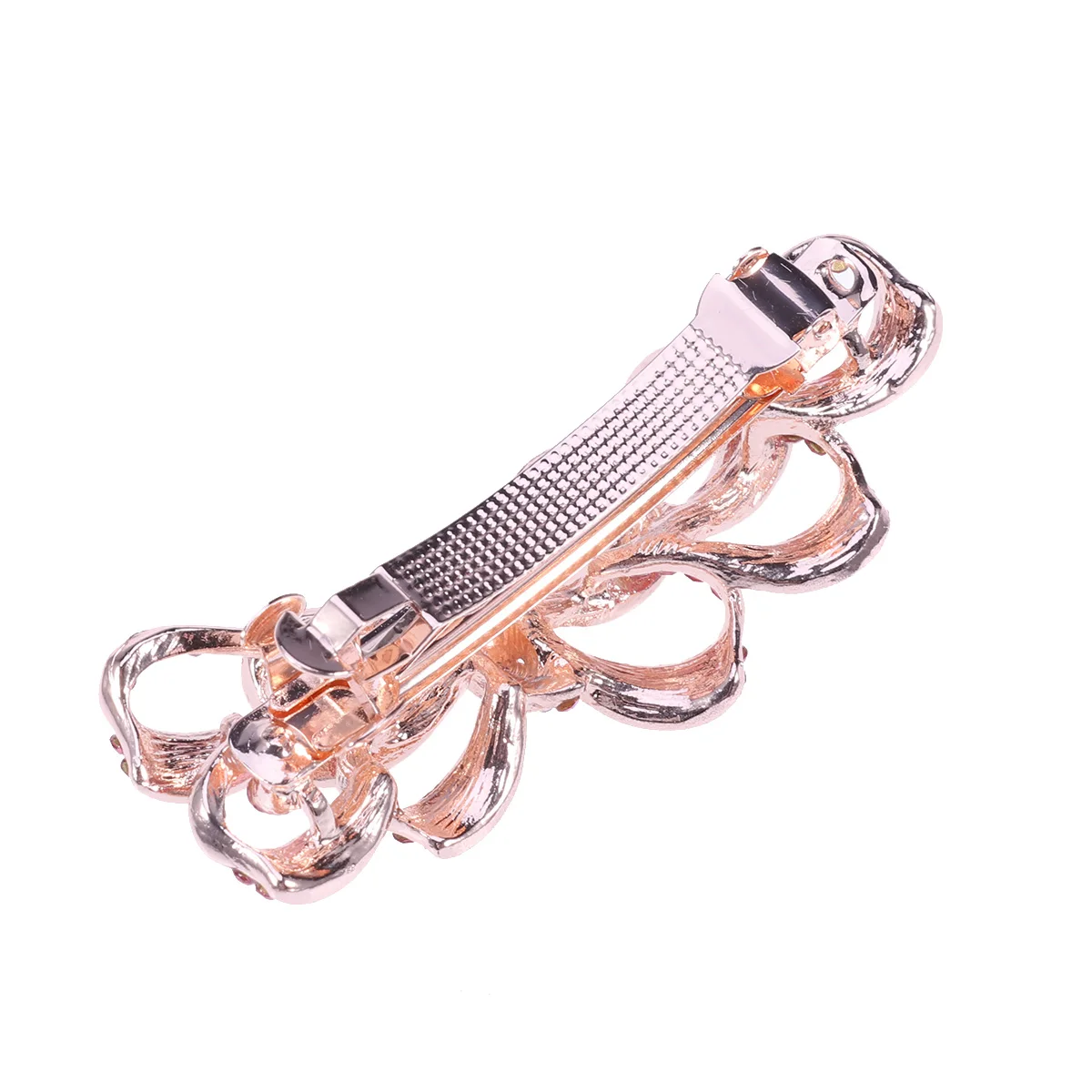 

Crystal Rhinestone Hair Clips Elegant Barrettes Bride Flowers Shiny Lightweight Stylish Accessories Strong Construction
