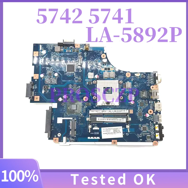

NEW70 LA-5892P MBPSV02001 MB.PSV02.001 для Acer ASPIRE 5741 5741G 5742 5742G NV59C Материнская плата ноутбука HM55 DDR3 100% протестировано, ОК