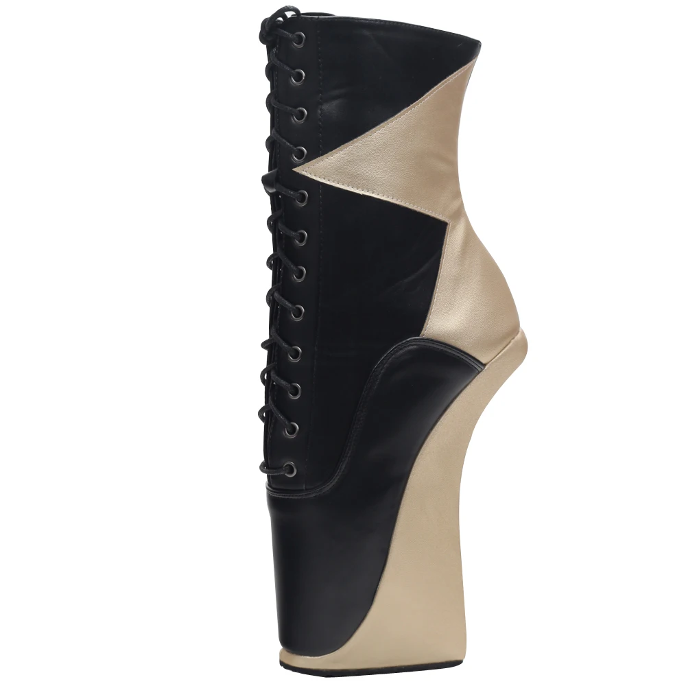 

7 inch High Heel Extreme PonyPlay Boots Unisex Size Ankle Ballet Heels Boots