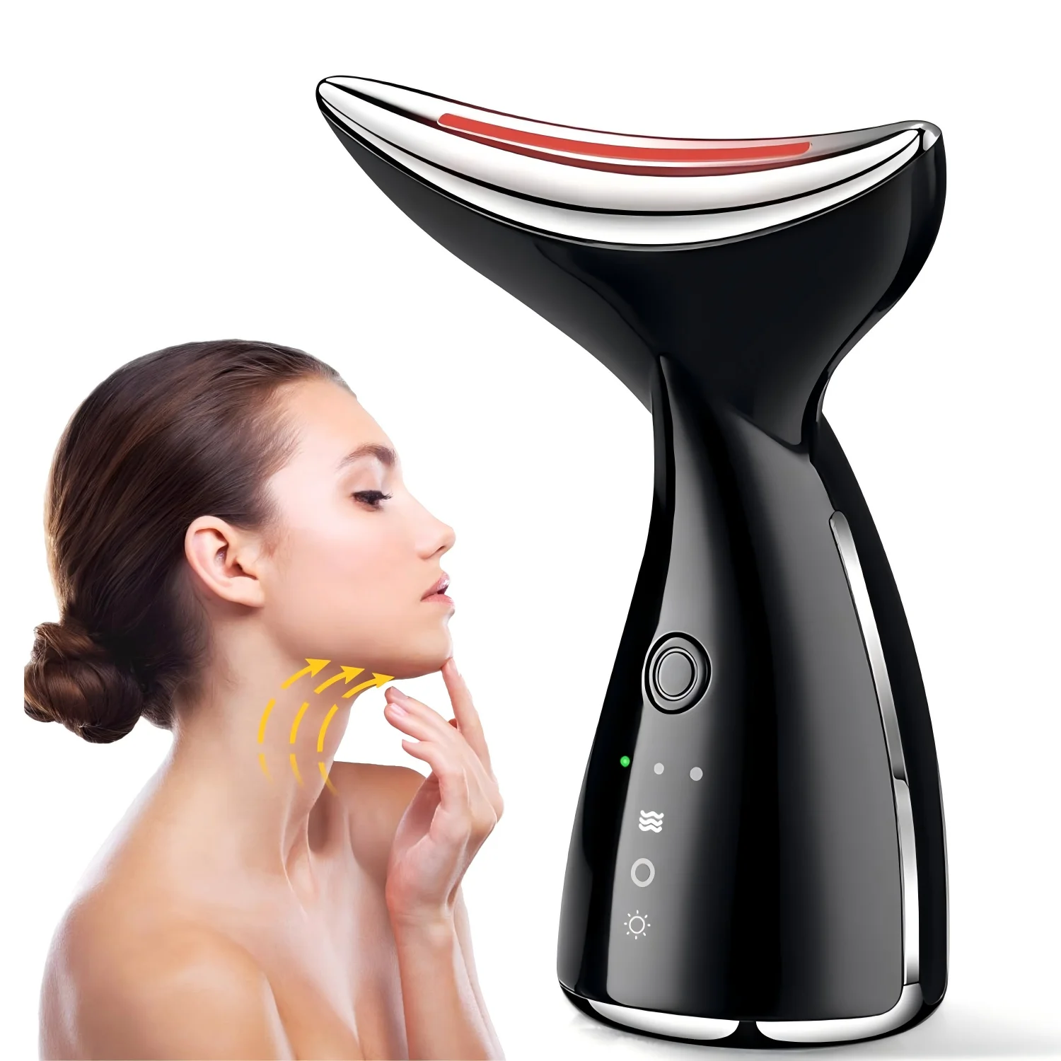 3 in 1 Face Massager with Heat Neck and Facial Beauty Instrument Home Use Skin Care Tool for Skin Tighten Improve Neck Contour