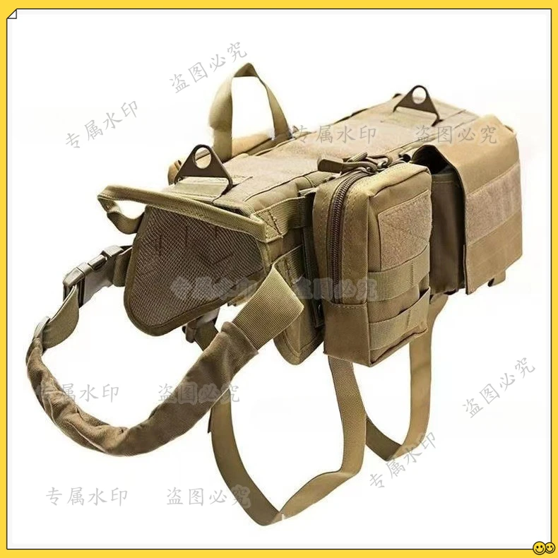 Tactical  Clothing, Water Protection,  Supplies, Dog Vest, Pet Vest, Large Dog Clothing, Traction K9