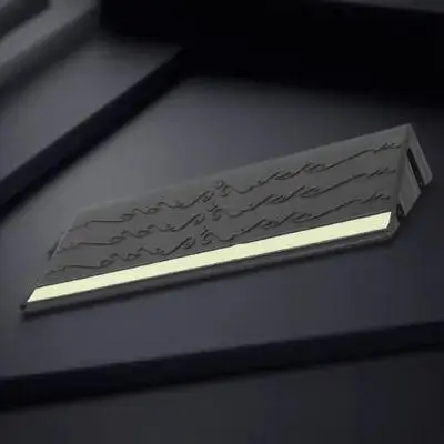 

Night Glow Threshold For Doorways Rubber Step Ramp Wheelchair Home Use Portable Indoor Outdoor Safety Climbing Pad Durable