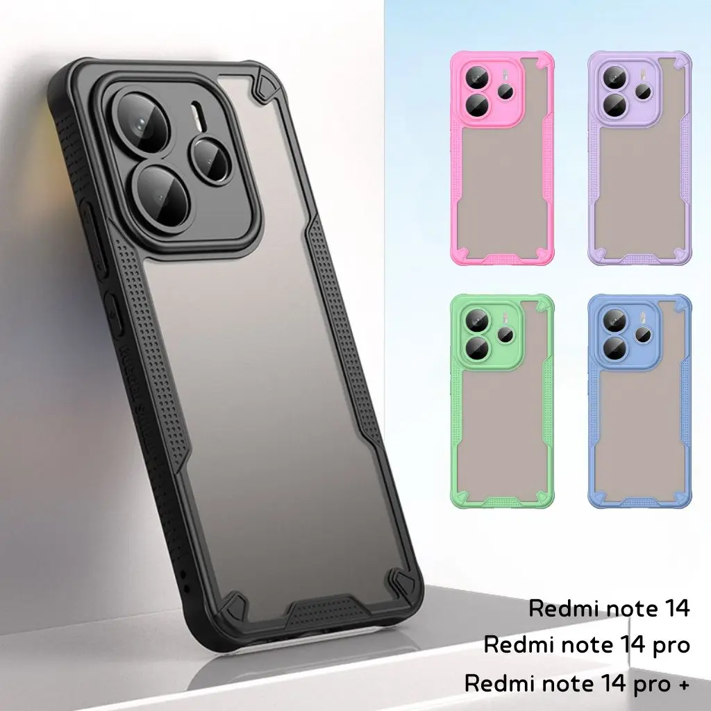 Hybrid Robuste Schutzhülle Für Xiaomi Redmi Hinweis 14 Pro 5G Hinweis 14 Pro + Plus Fall Stoßfest Coque fundas Capa