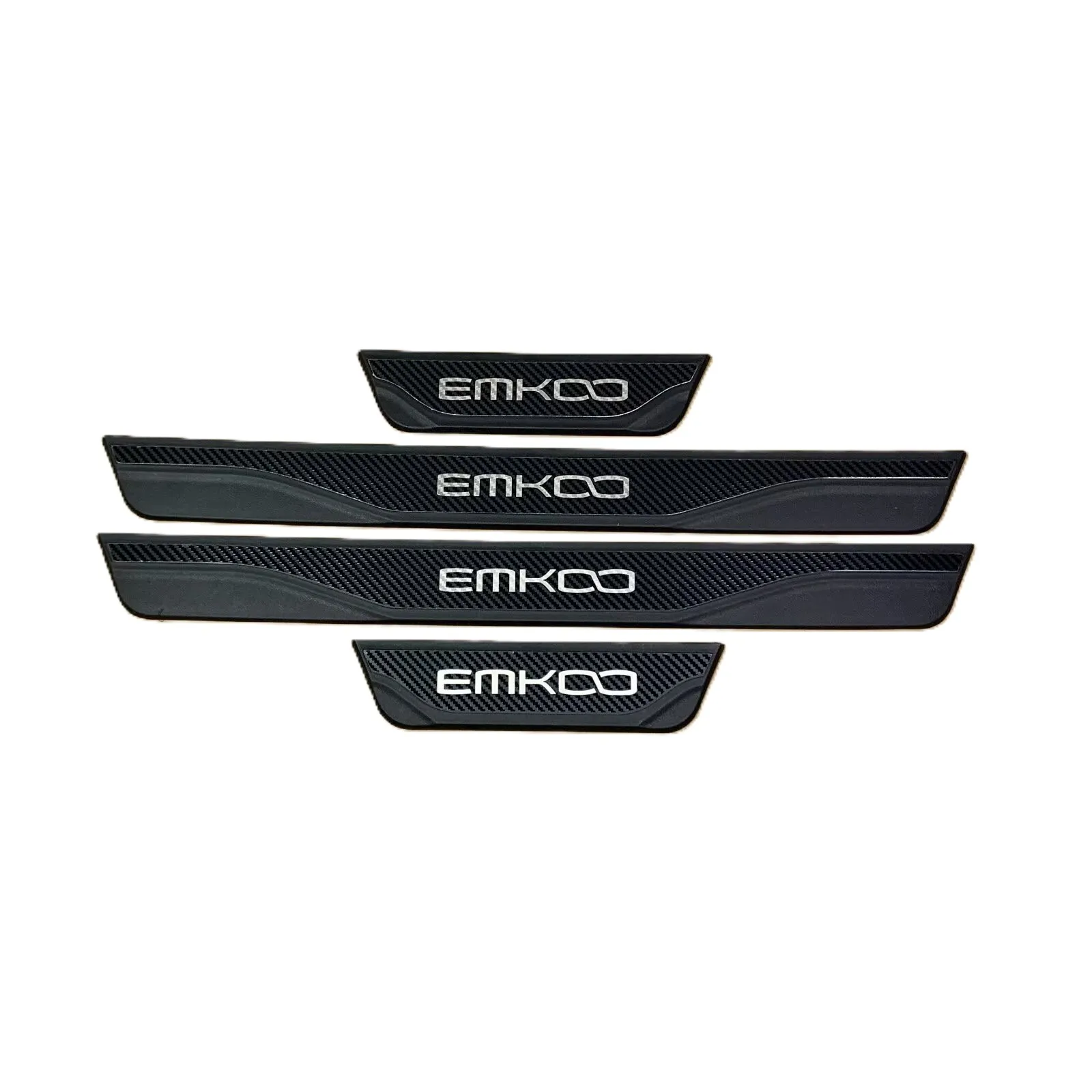 4pcs 3d Moldings For GAC EMKOO 2027-2023 Door Sill Plates Welcome Pedal Adhesive Threshold Protector Sticker ABS Steel Auto Part