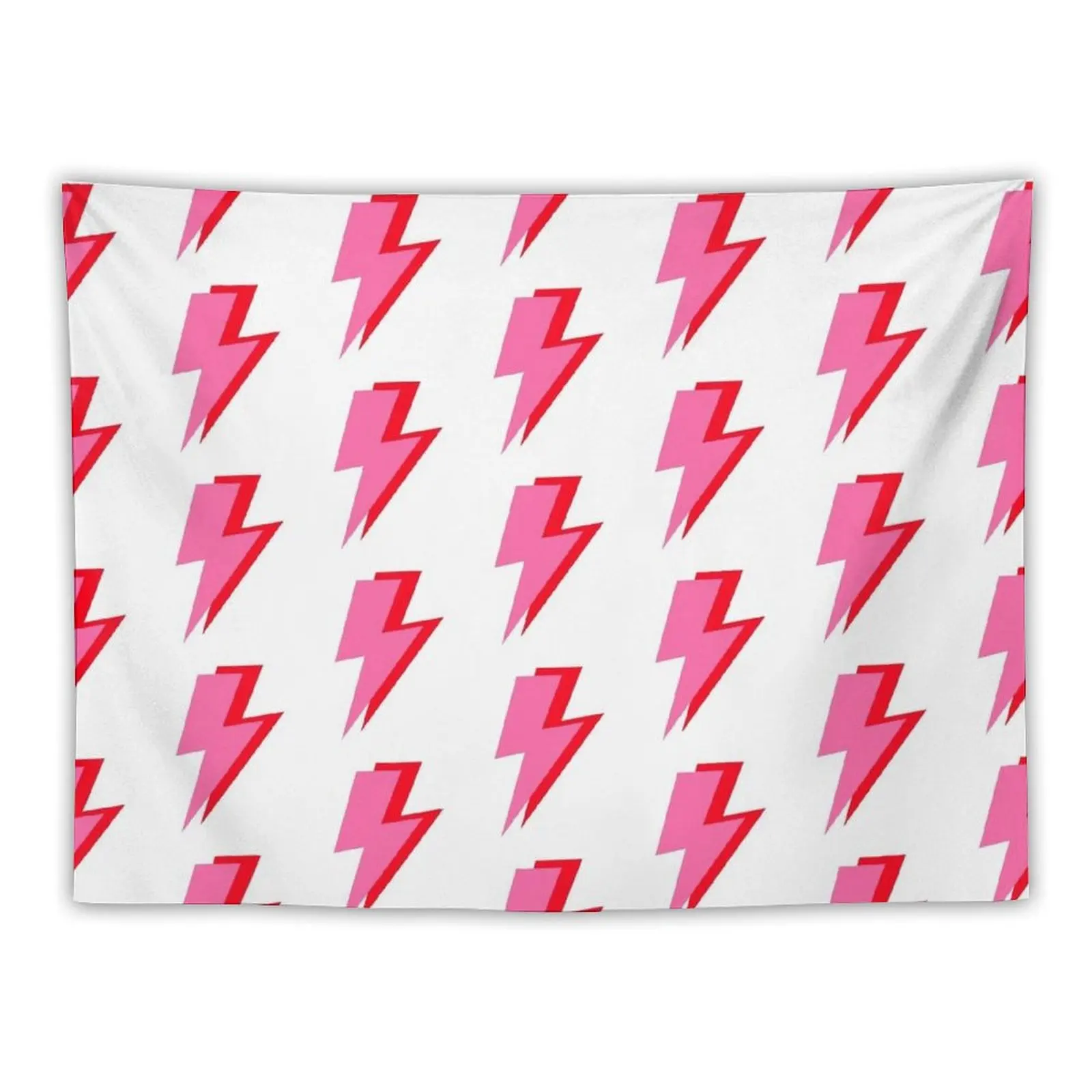 

Pink and Red Lightning Tapestry Outdoor Decoration Aesthetic Room Decorations Wall Carpet Tapestry