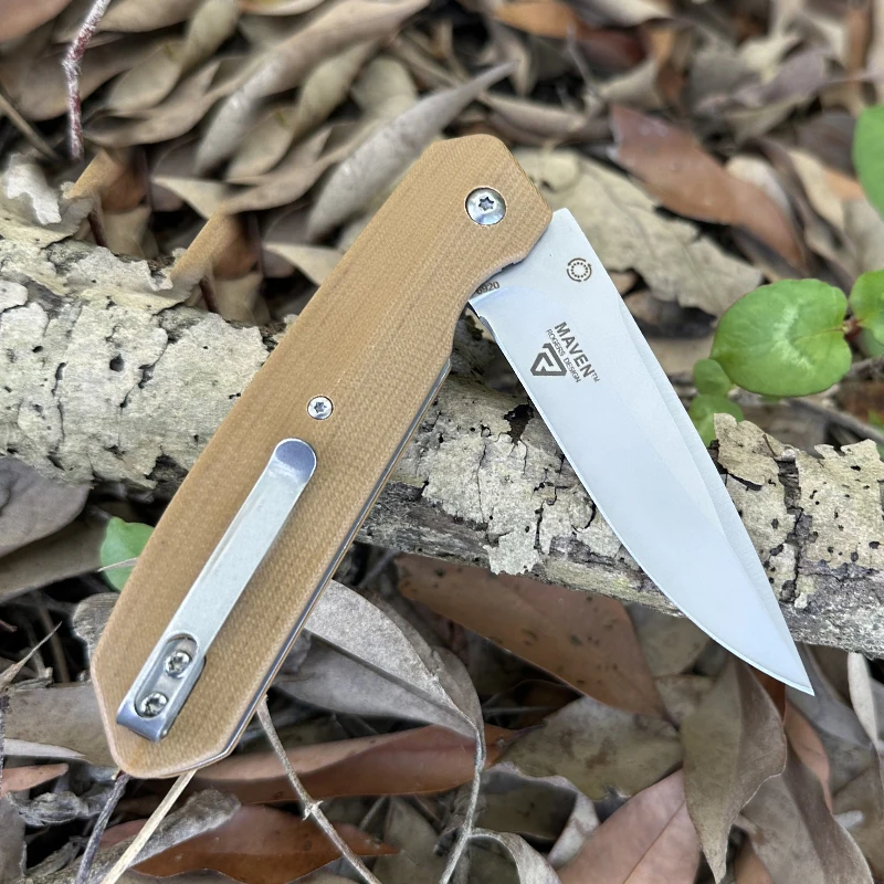 Outdoor knife Folding knife Multi-purpose camping folding knife, high hardness sharp survival knife, creative portable fruit kni