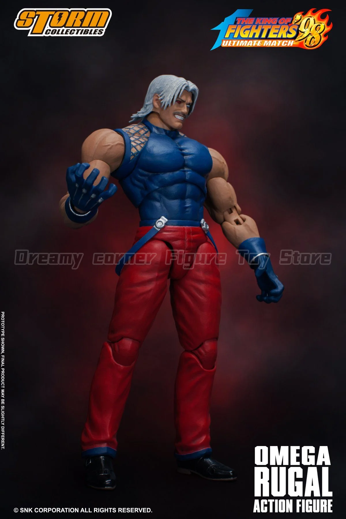 【재고 있음】오리지널 STORM COLLECTIBLES KOF98 오메가 루갈 1/12 액션 피규어 장난감 모델 선물 컬렉션