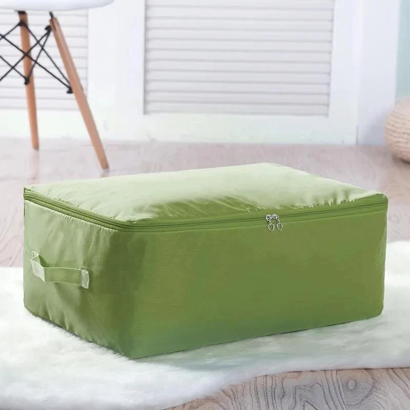 Solid Oxford Clothes Quilt Storage Bag Large Capacity Moving Luggage Packaging Bag Household Clothing Moisture-proof Sorting Bag