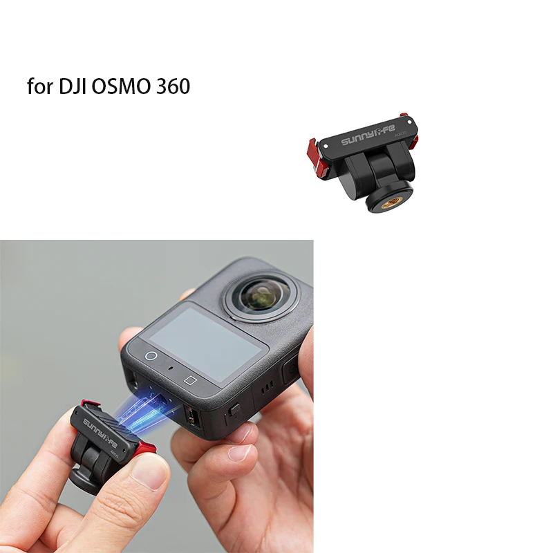 

Suitable for DJI OSMO 360 magnetic adapter 1/4 expansion piece with adjustable ACTION 5 Pro quick release board