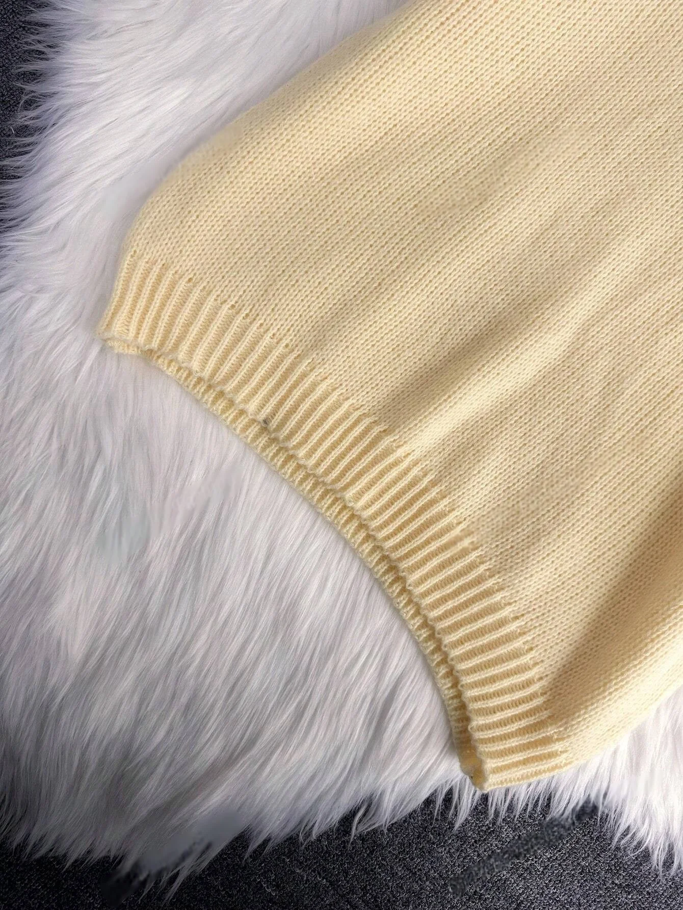 [라지사이즈 여성복] 여성 브이넥 반팔스웨터, 캐주얼 솔리드 컬러 매치하기 가장 쉬운 탑, 여성 봄여름 데일리 출퇴근, 데이트복