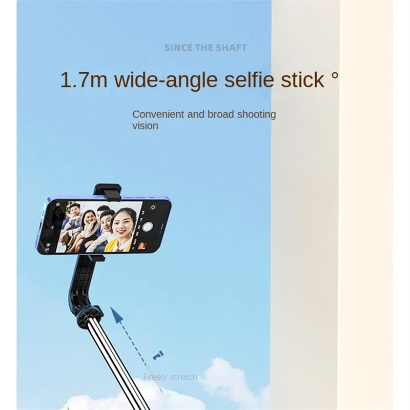 FGCLSY 2023 New Extra Long Selfie Stick Multifunctional with Fill Light Remote Shutter 360 Degree Rotating Tripod Large Size