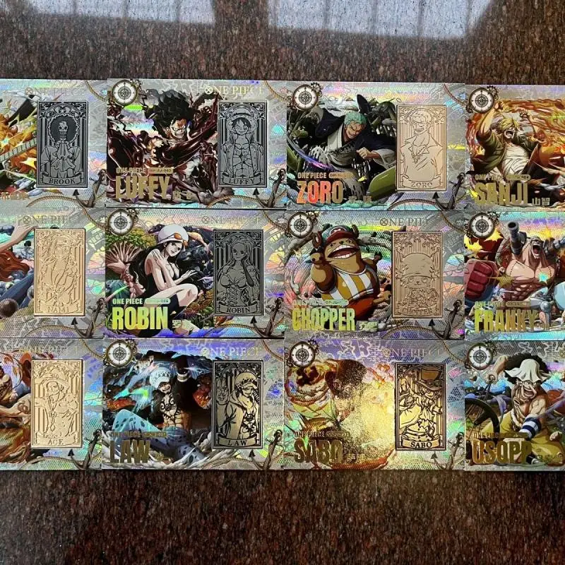 One Piece Cabago Monkey D Luffy Nami Roronoa Zoro Ssr Ur Sdr Right Angle Thick Card New Rare Collection Man Birthday Gifts