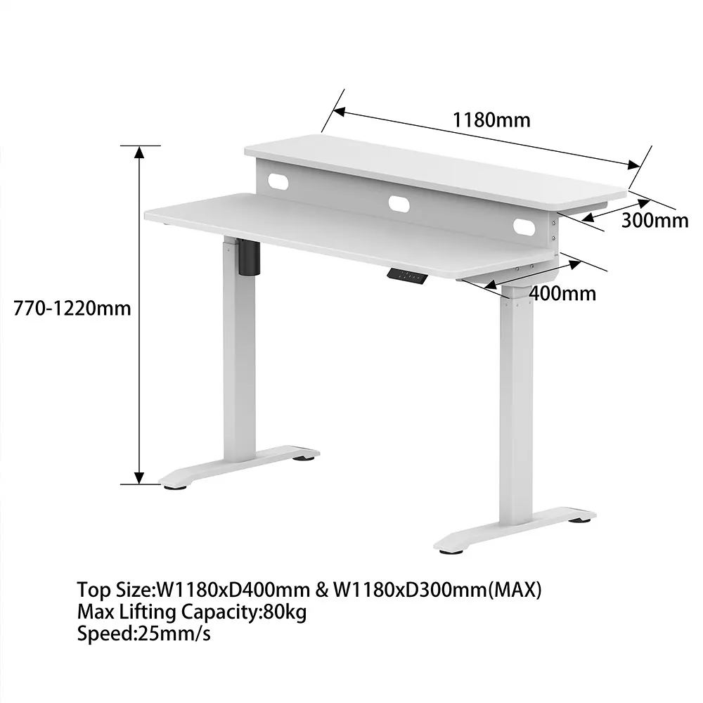 Muebles escolares para niños y estudiantes, mesa eléctrica blanca de altura ajustable, marco de escritorio de pie, elevador de pie, escritorio inteligente hacia arriba y hacia arriba
