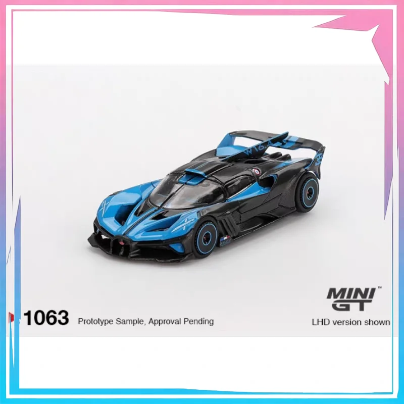 

MINIGT 1:64 Bugatti Bolide Presentation Alloy Die Casting Car Model Collection Gift
