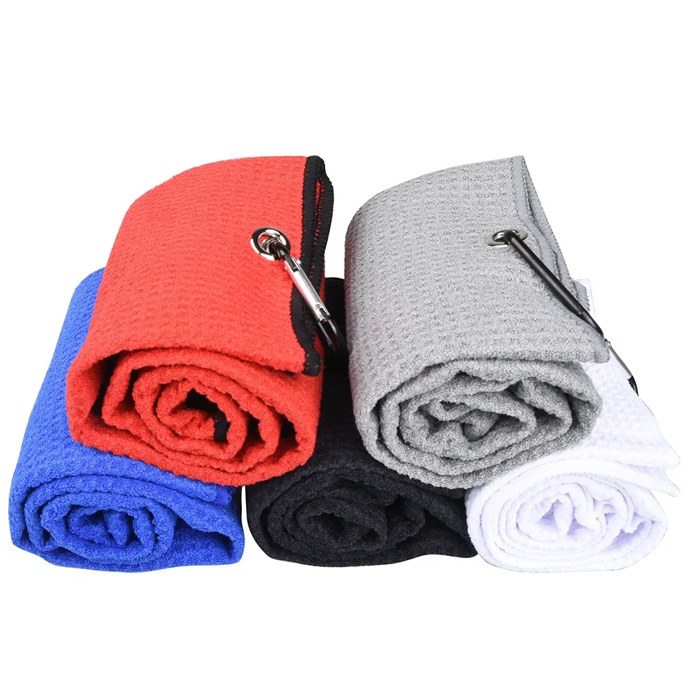 

40x60cm golf towel microfiber fabric, soft and absorbent, easy to clean and super absorbent, designed for golf lovers