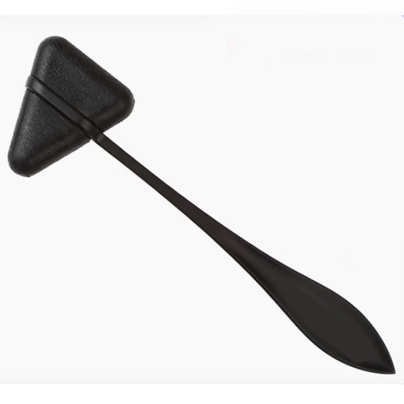 Triangular Neurological Diagnostic Hammer Professional Black Neurological Percussion Hammer for percussion malle