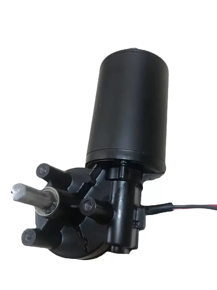 Customizable D63 Industrial DC Reduction Motor Worm Gear Speed-Regulating System Permanent Magnet Construction Brush Commutation