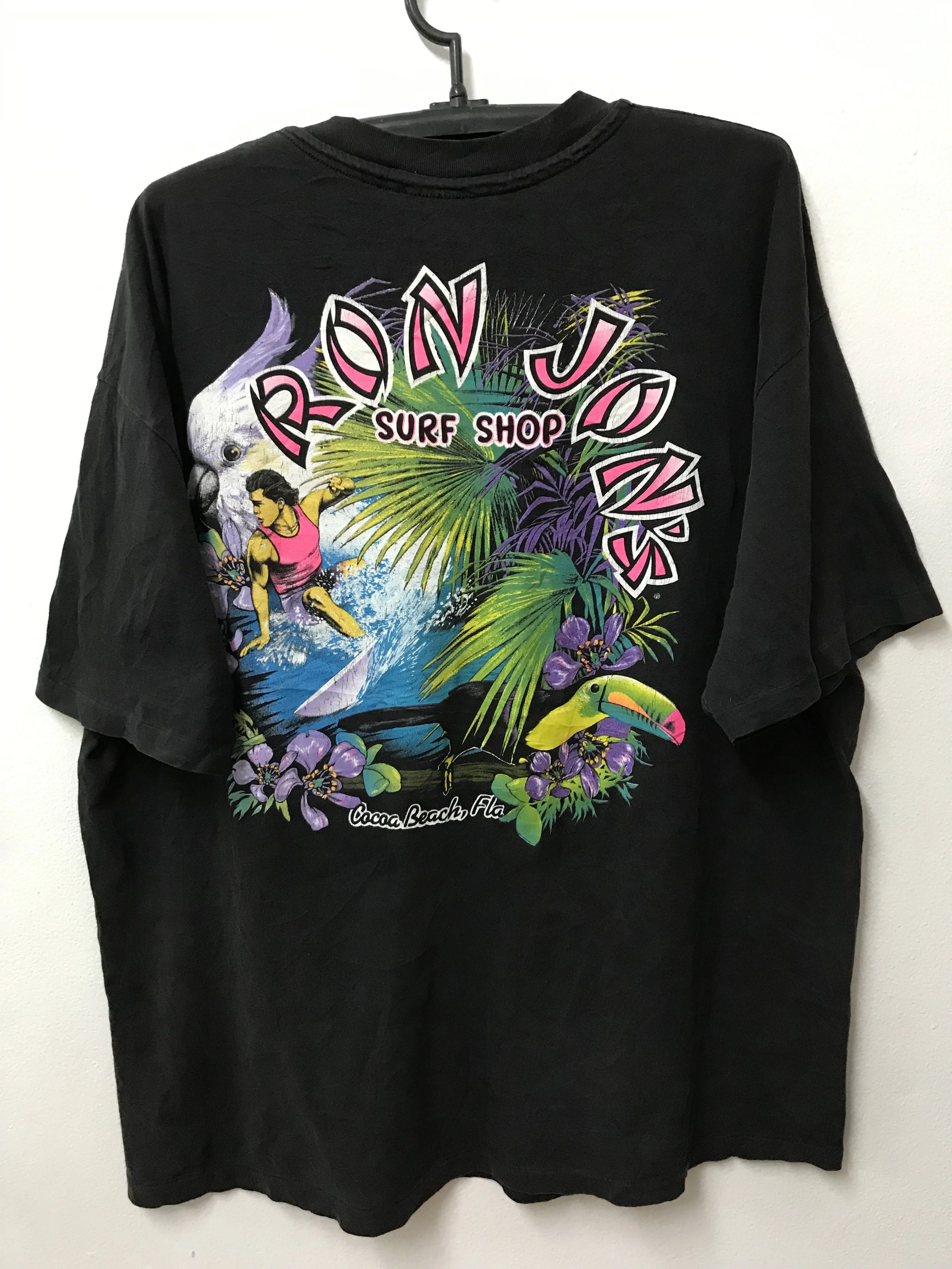 Vintage90s Ron Jon Surf Shop Pocket T-shirt