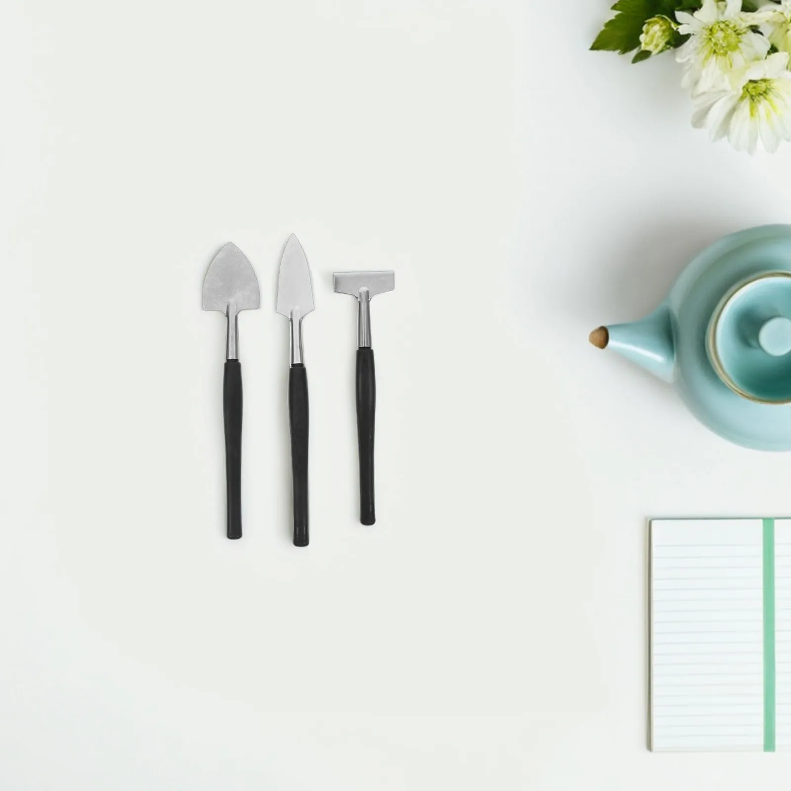 

2Sets Gardening Tool Set Mini Garden Tools Including Trowel Spade Rake for Indoor Outdoor Planting Potting Soil Bonsai Succulent