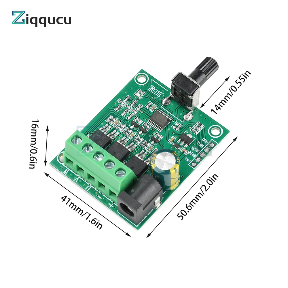 Three-Phase Brushless DC Motor Driver Board DC 5-24V 75W ESC Driver Board Speed Control module for HDD Fan Industrial Cooling