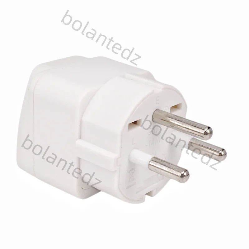 Universal Israe IL Plug Adapter 3 Pin EU Euro AU US UK To Israel Travel Adapter Electric Power Cord Charger Socket Outlet 10A