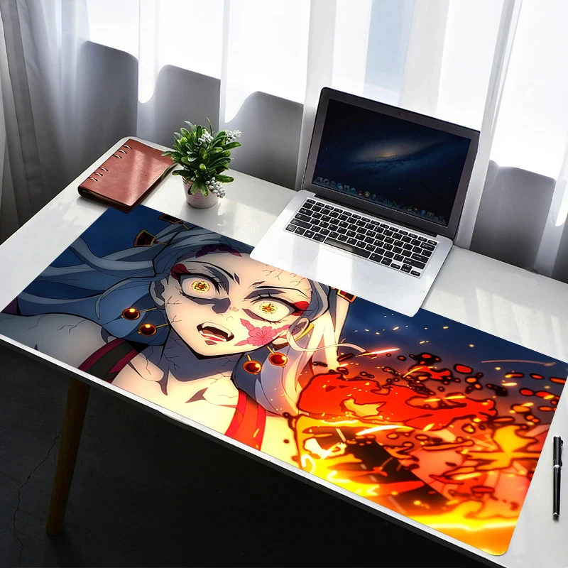 

Mouse Pad PC Non Slip Rubber HD Mousepad Laptop Gamer Cabinet Keyboard Pad Office Computer Gaming D-demon Slayer Desk Mouse Mat