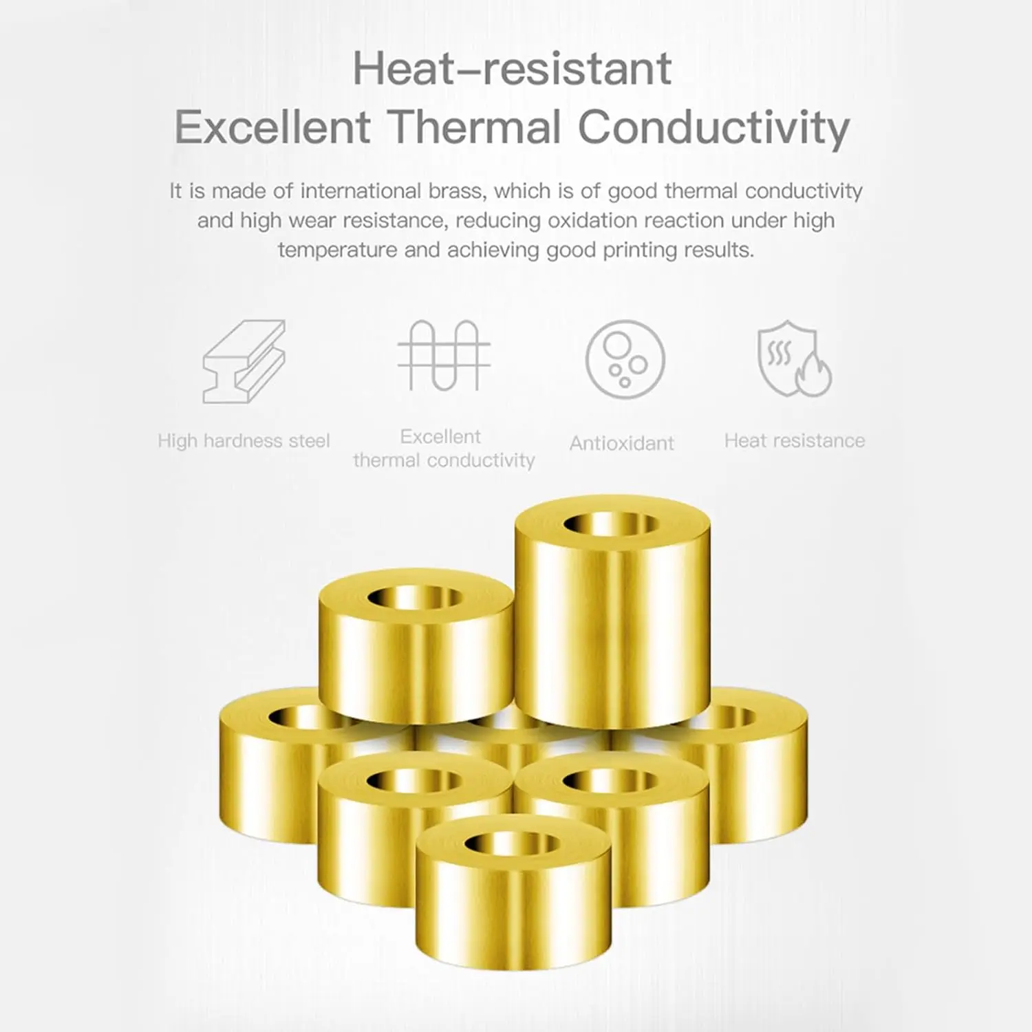 Creality 10pcs set 0.2/0.4/0.6/0.8/1,0mm hotend extruder messing düsen für CR-6 se Ender-3 serie Ender-5 serie drucker – Detail 6