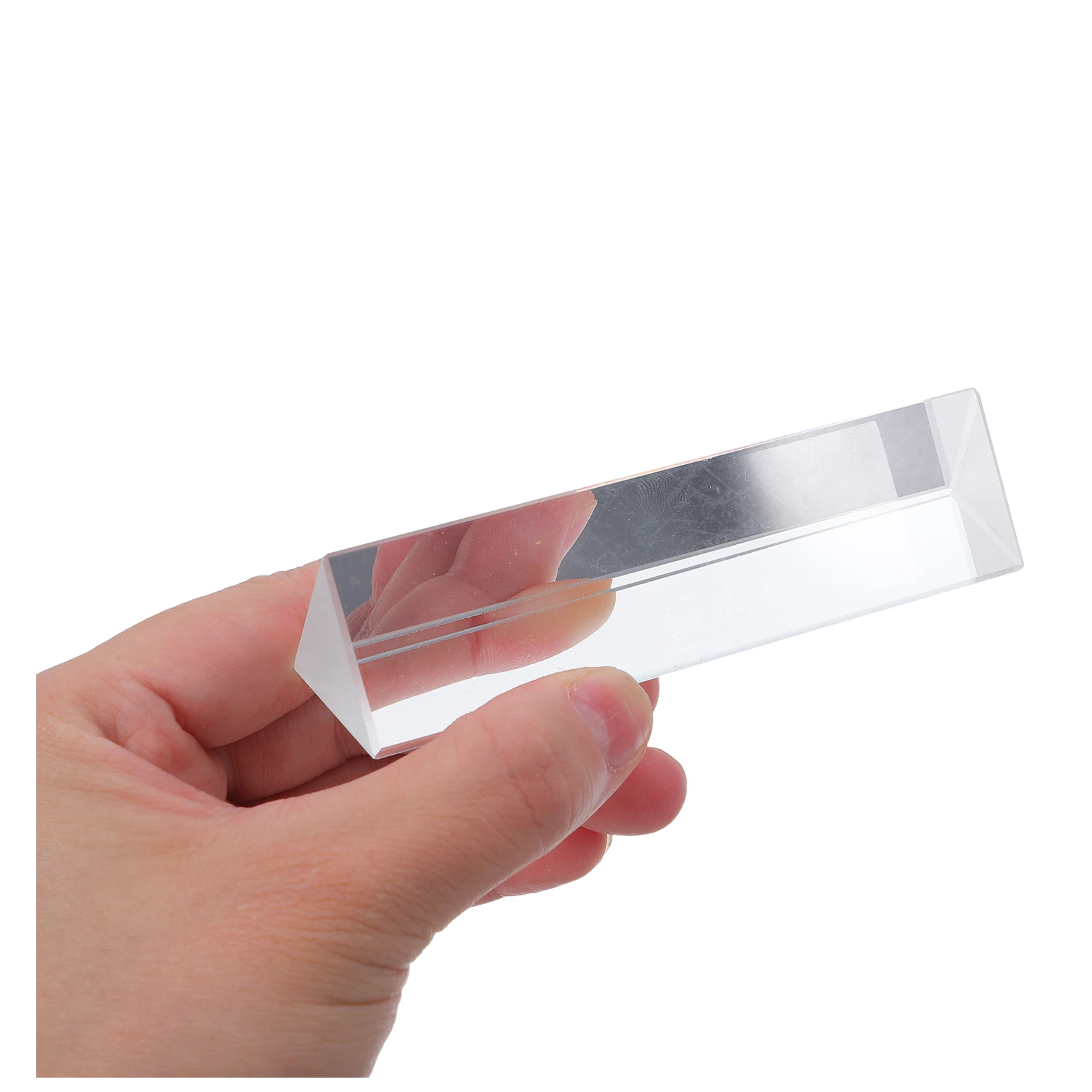 

3 Pcs Optical Teaching Prism Cube Grating Crystal Triangular Kaleidoscope Glass Photography Props