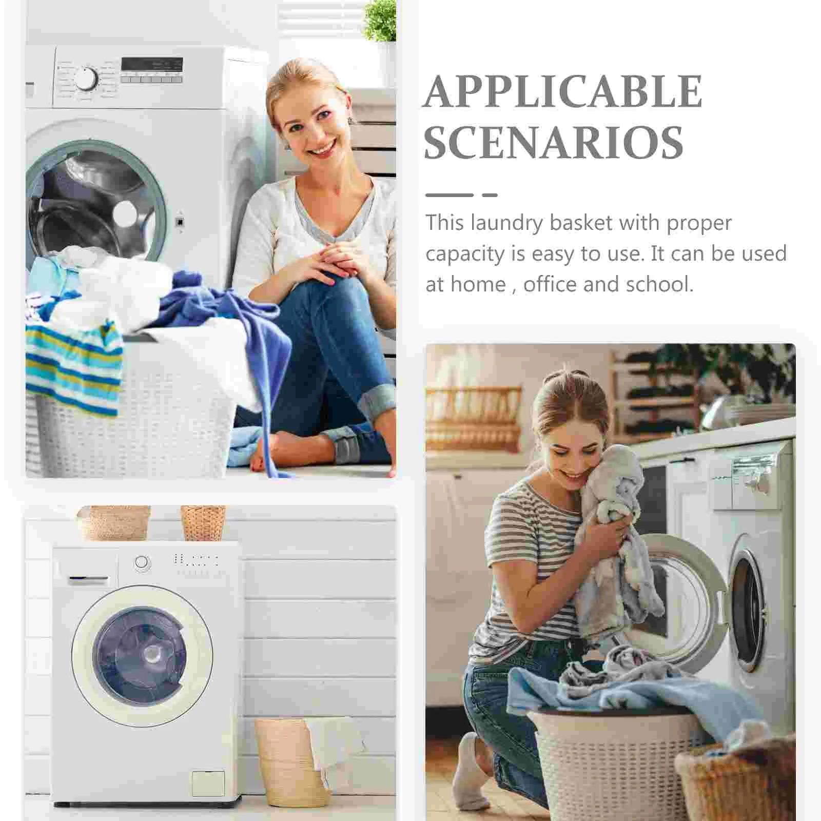 Moveable Laundry Basket Dirty Clothing Organizer Small Toys Holder Clothes Practical Gift Receiving Pp Sundries Storage
