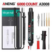 ANENG Digital Pen Multimeter6000 Counts Intelligent Professional Sensor Pen Tester Current Meter Non-Contact Voltmeter A3008