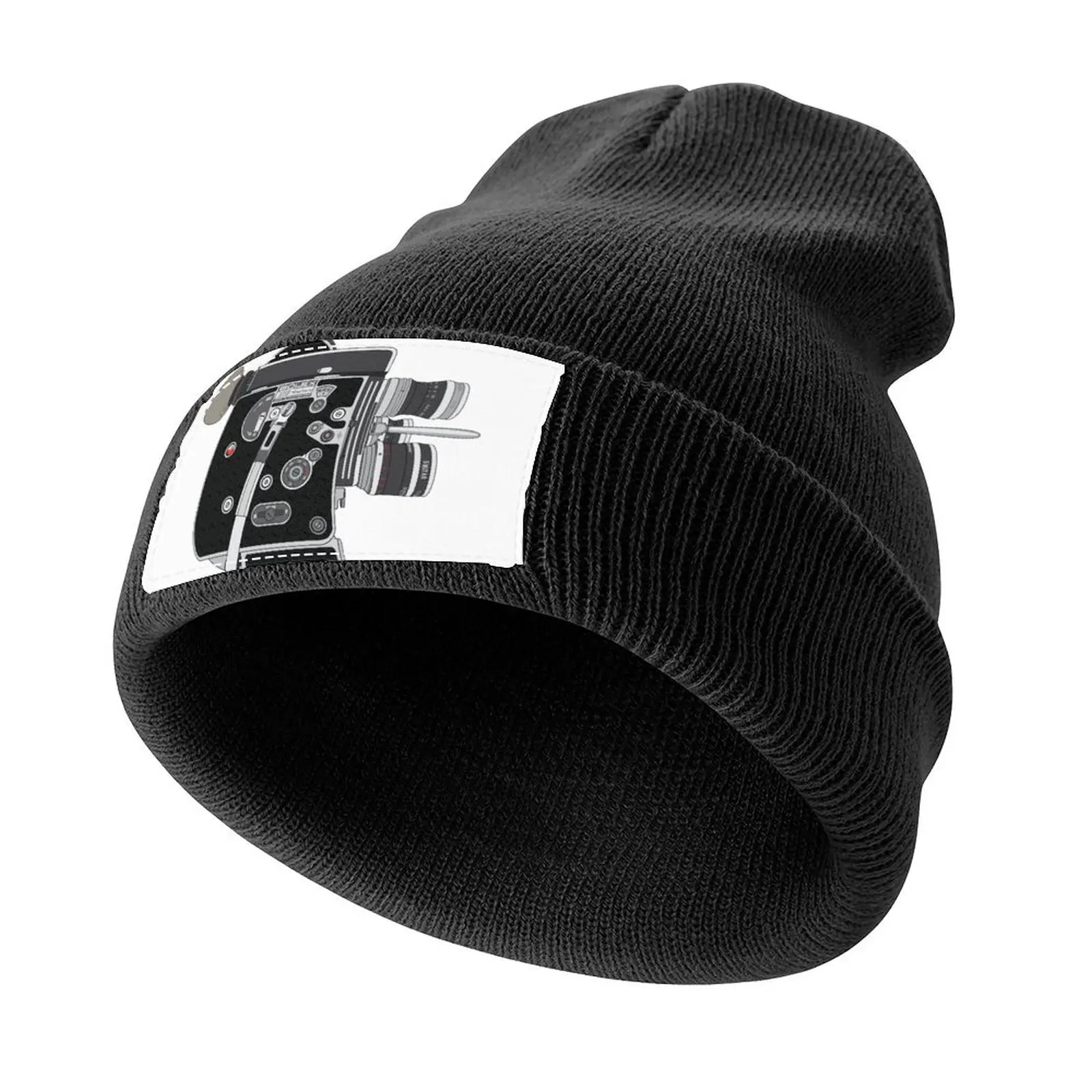 

Paillard Bolex H16 Vector Illustration Knitted Cap Custom Cap Golf Hat Brand Man cap black Luxury Woman Men's