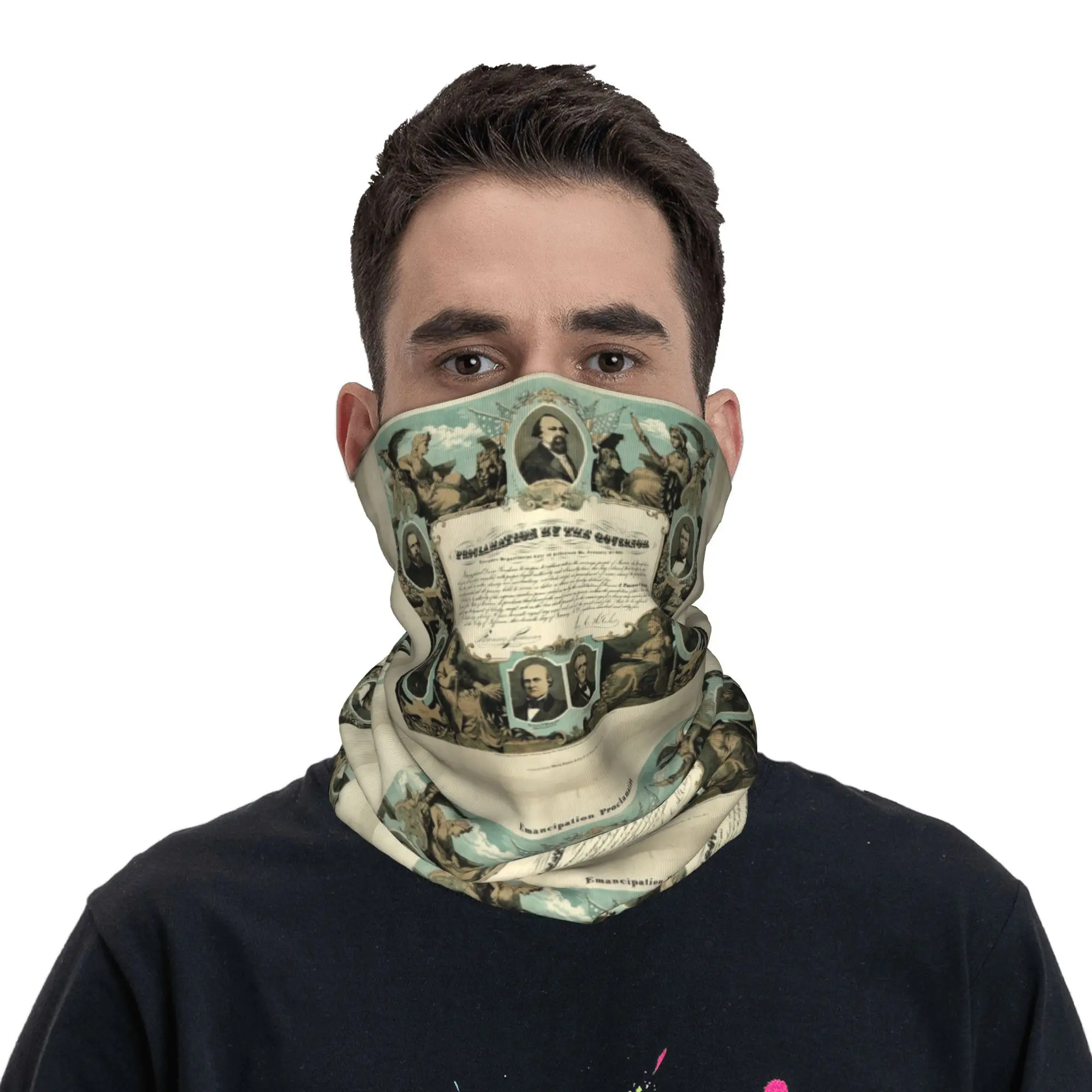 انتشار E. Knobel (1865) باندانا الرقبة الجراب قناع مطبوع وشاح متعدد الوظائف بالاكلافا المشي لمسافات طويلة الصيد