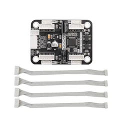 4 Way Encoder Motor Drive Module Onboard Voltage Regulator Circuit Motor Control Smart Car DIY Electric Race Dedicated Driver