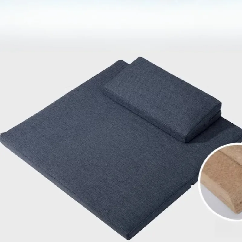 Thick Memory Foam Zafu Pillow for Yoga & Zen Sitting, Ergonomic Floor Seat with Handles for Back Pain Relief, Home Temple Decor
