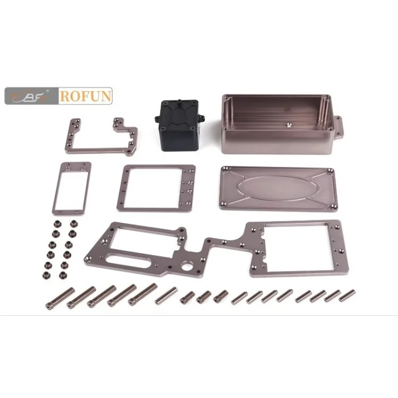 ROFUN 1/5 gasoline remote control car upgrade and modification OP parts F5/RF5 CNC metal equipment compartment components