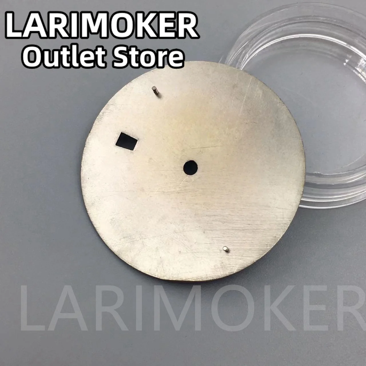 LARIMOKER 33mm White Green Blue Black watch dial Green luminous fit NH35 movement