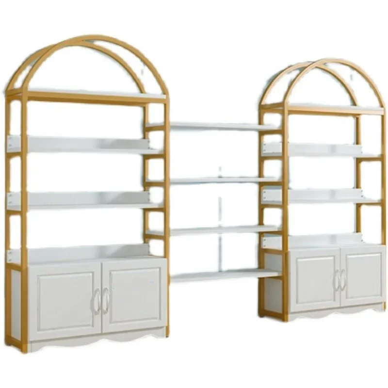 Bakery display cabinets, cake shop sideboards, multi-layer baking biscuits, supermarket shelves, bread rack displays