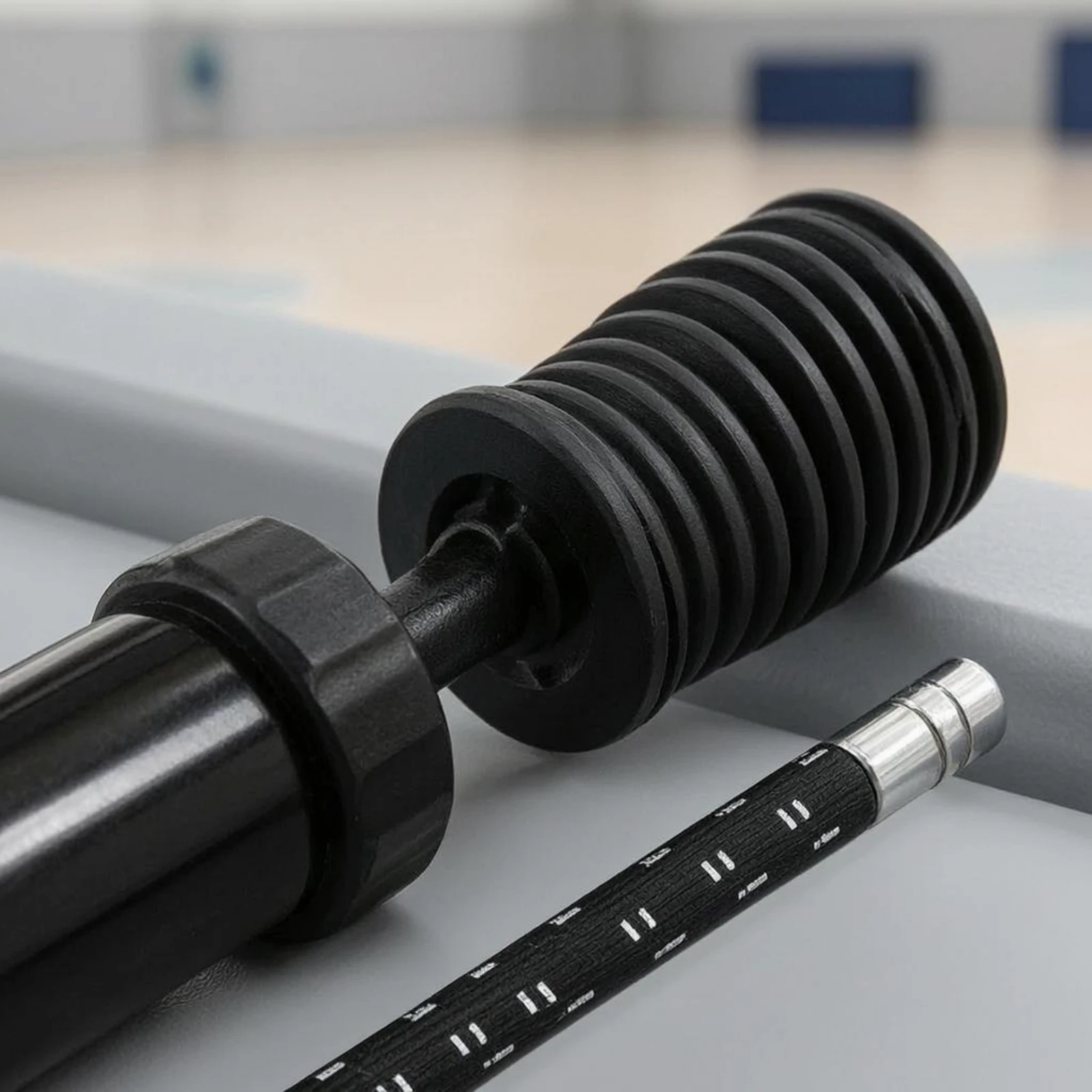 Manual Ball Pump Compact Portable Ball Inflator Basketball Air Pump Inflation Needle Included Athletic Equipment ABS Plastic
