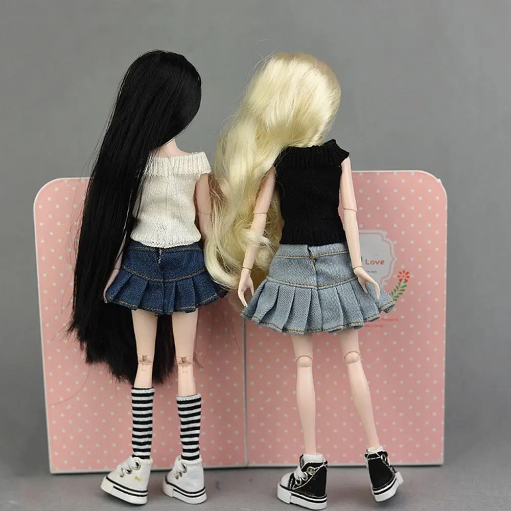 Doll Accessories Modern Style Doll Clothes Sweater Jeans Doll Outfit Tops Exquisite Wool Doll Skirt Dress Azone Licca