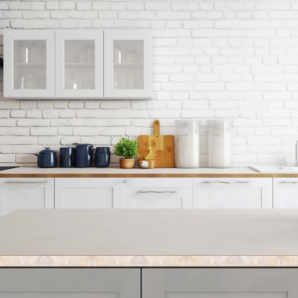 

2 Rolls Skirting Line Marble Sticker Durable PVC Peel Stick Countertop Self Adhesive Wallpaper for Furniture Desk Wallpaper