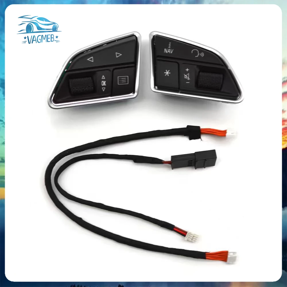 For Audi A3 8V Steering Wheel Key Button Supports Shifting Paddle Function Assembly Accessories