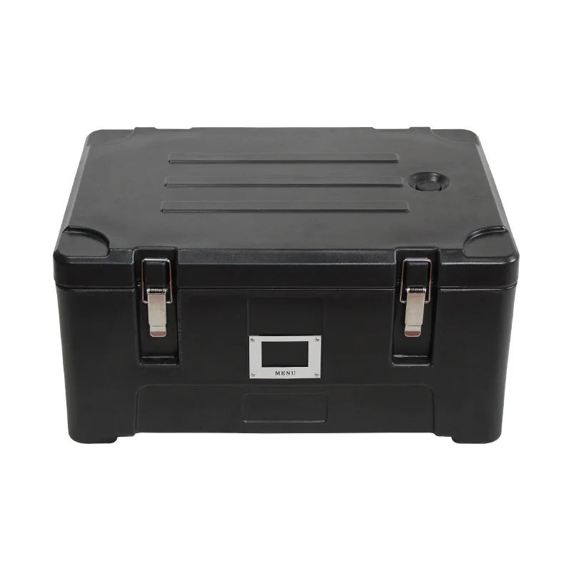 Insulated Food Pan Carrier Stackable Catering Hot Box with Stainless Steel Pans Food Warmer for Restaurant Canteen