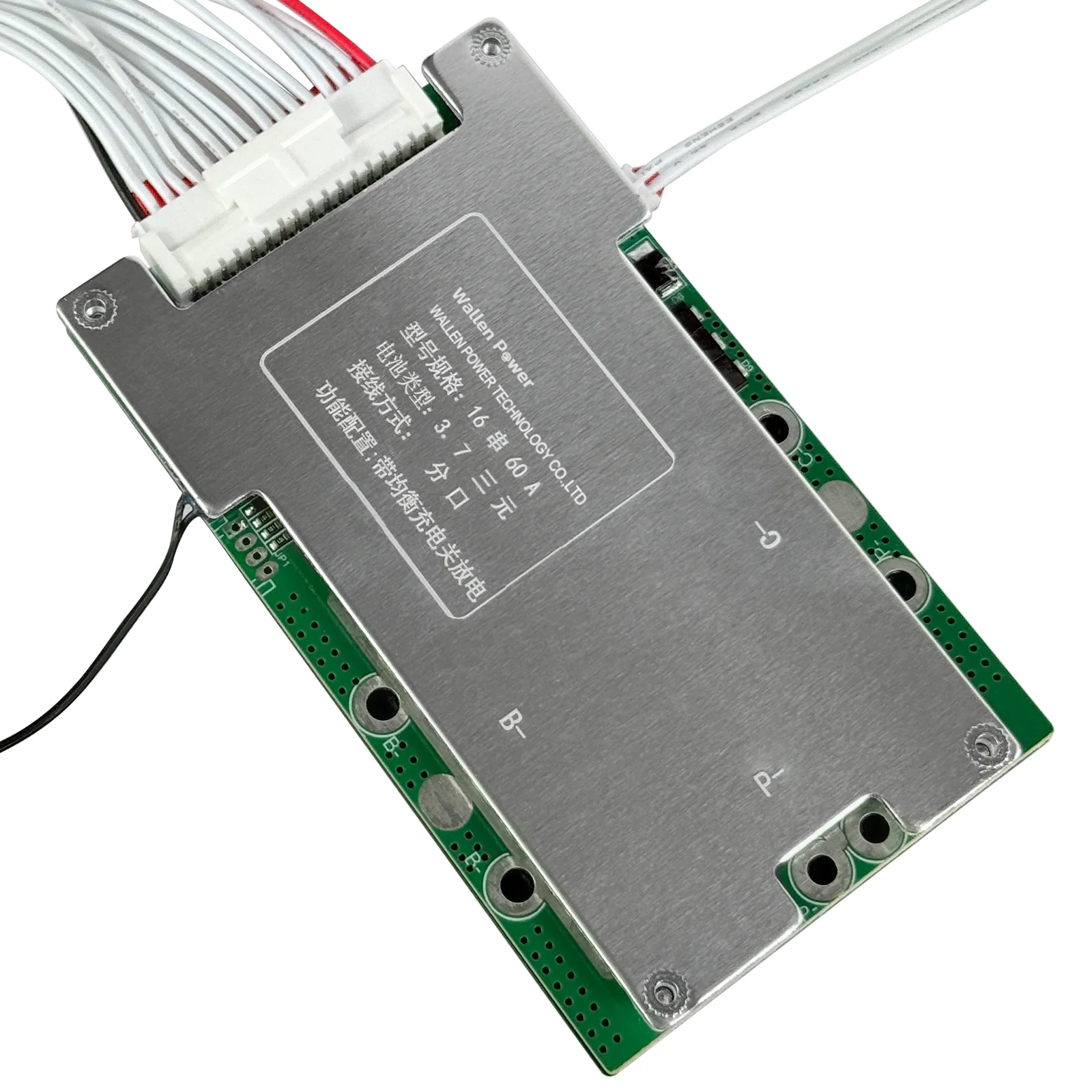 Lithium-Batterie-BMS für E-Bike- und Scooter-Akkupacks 7S10S13S14S16S20S 36V48V52V60V72V mit Schutzplatinen-Optionen 25A/30A/40A/50A/60A – Detail 27