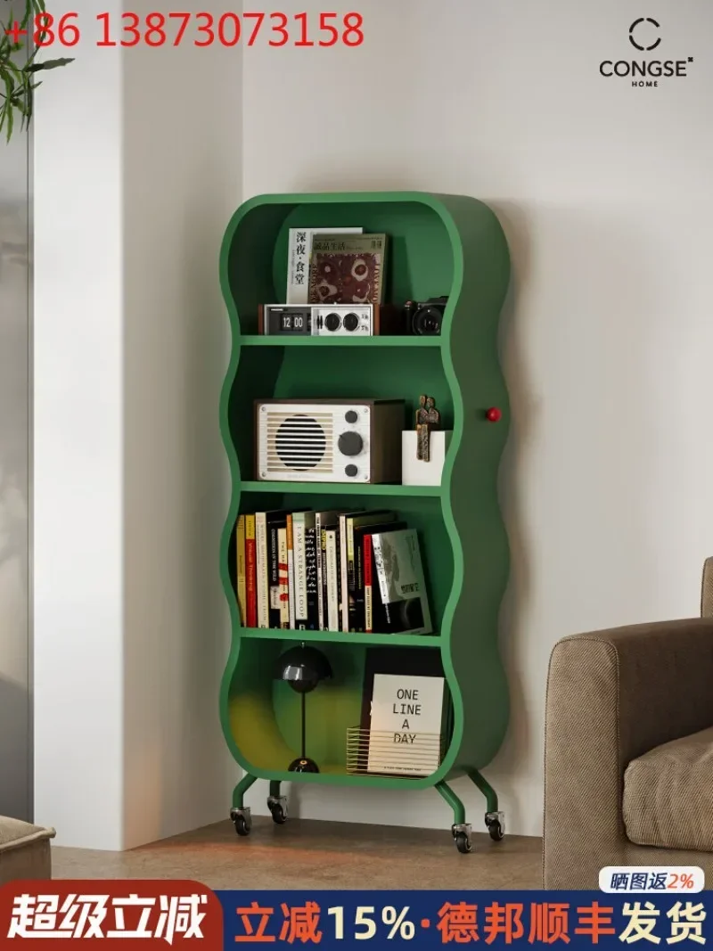 Floor-to-ceiling mobile multi-storey storage hall display bedroom home dining room storage shelves