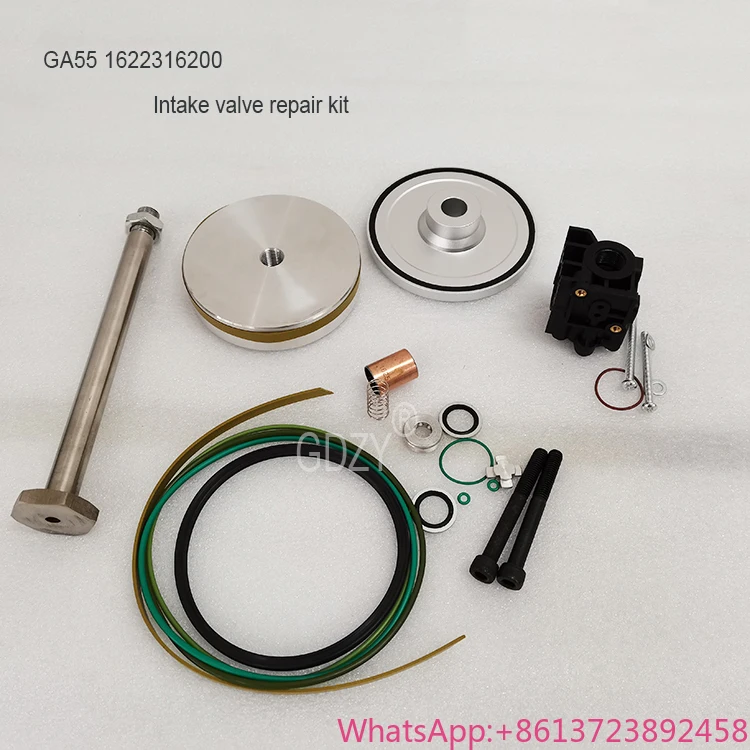 

1622316200 Intake Valve repair Kit + stem, Atlascopco GA55 Intake valve repair and maintenance